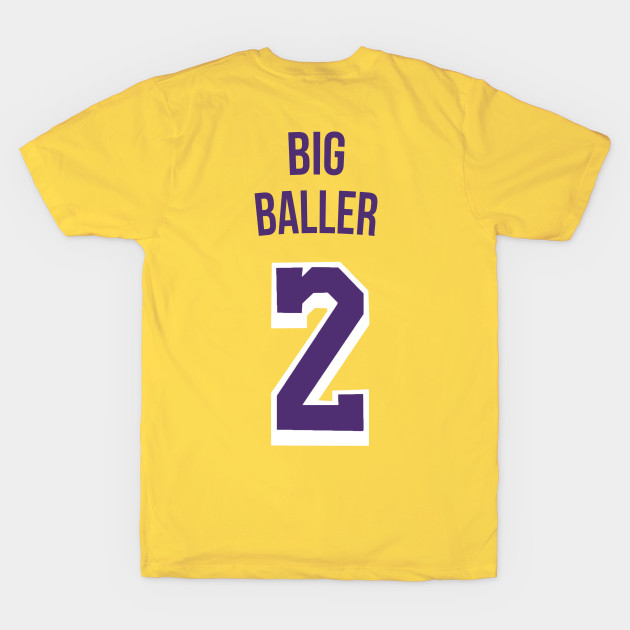 Lonzo Ball 'Big Baller' Nickname Jersey - Los Angeles Lakers by xavierjfong